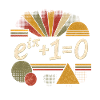 L’identité d’Euler rétro Math Science Fan