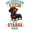 Dackel Ich Starre Nur Shirt