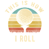 So rolle ich Retro-Golfball-Golfer-Geschenk
