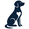 Conception canine avec cœur