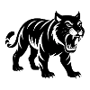 Tigre en colère