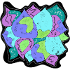 Farbblüten Patchwork