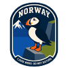 Norwegen Puffin Fjord Patch