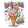 Leck mich Eiscreme Spaß