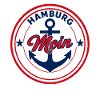 Hamburg Moin Rundemblem Schiff Anker 