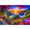 Sunset Garden Splendor