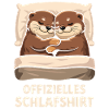 Kuschels Otterpärchen Schlafshirt