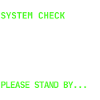 System Check – IT Admin Terminal Design