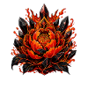 Feuerrose Kristallflamme