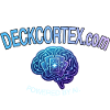 Neon Gehirn DeckKortex Kartenkunst