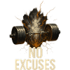 No Excuses Powerlifting Flame