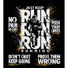 Endurance Gorilla Running Motif
