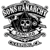 Sons of Anarchy MC Banner Black