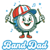 Band Dad Drummer Cartoon
