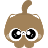 Cute Brown Cat with Big Glasses