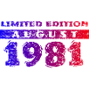 45e anniversaire Édition Limitée 08/1981
