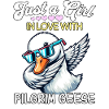 Pilgrim Gans Mädchen Pilgrim Goose