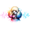 Poodle Heart Line