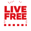 Live Free oder Don't Mountain Tee