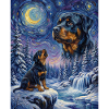 Hurler vers la Lune Affenpinscher
