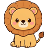 Lion Kawaii Gift Kids Birthday