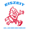 Eiszzeit Cartoonfigur mit Grinsen