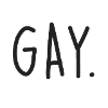 GAY black