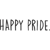 HAPPY PRIDE black