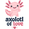 Axolotl de l’Amour : Mignonnerie Rose