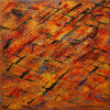 Grille Incandescente Abstraite