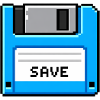 Retro Diskette Gaming Save