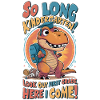 So Long Kindergarten T-rex Dino Tee 