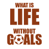Leben mit Zielen: Fußballmotto