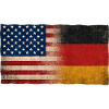 Germany USA Friendship Roots Flag