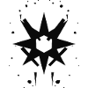 Kronenstern Geometrie Dunkles Logo