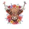 Blumenkrone Kuh