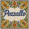 Pozzallo Fliesenmuster mit Blumenranken