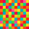 Regenbogen-Schachbrett-Mosaik