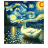 Pekingente Starry Night