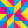 Vivid Triangular Mosaic