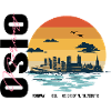 Oslo Skyline Silhouette