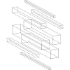 Isometric squares grid
