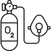 Oxygen Tank and Mask Icon