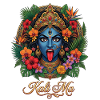 Déesse hindoue florale Kali Ma