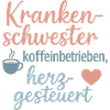 Krankenschwester Kaffee Herzgesteuert