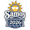 Samos 2026 Sun Symbol Logo