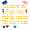Papa von Töchtern Retro
