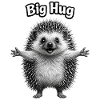 Große Igel-Umarmung