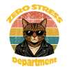 Cat Zero Stress Style Rétro