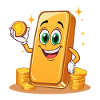 Economical gold bar